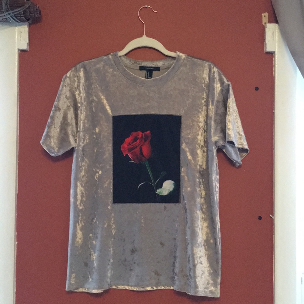 Velvet Rose Graphic Tee